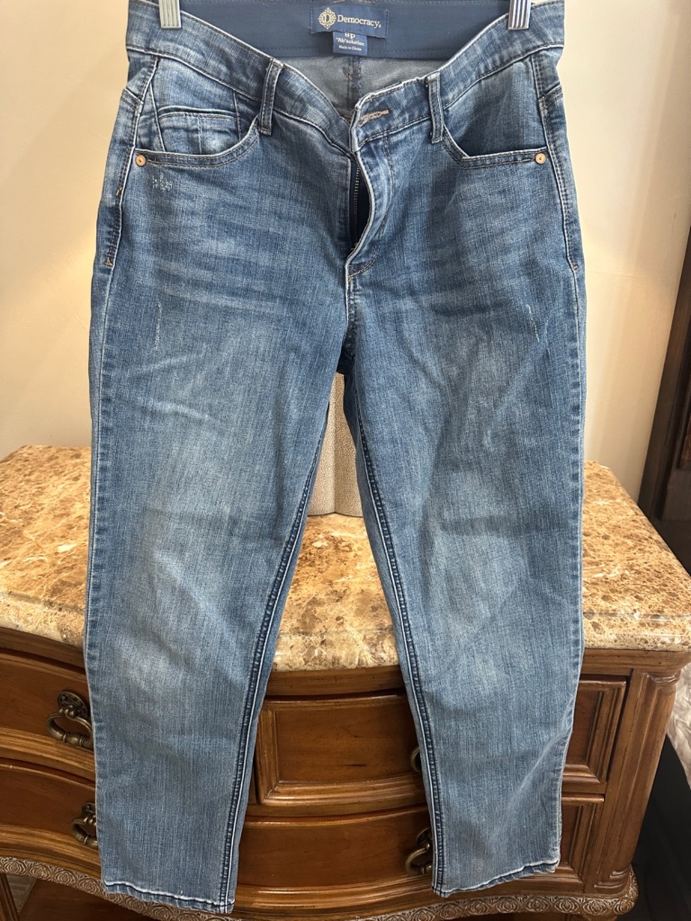Democracy Light Blue Straight Leg Jeans